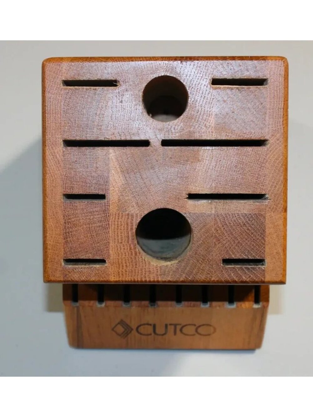 CUTCO Knife Block Homemaker Set 18 Slot- Oak Wooden Finish